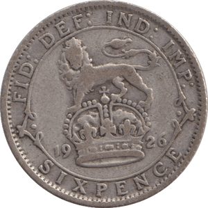 1926 SIXPENCE ( FINE ) - SIXPENCE - Cambridgeshire Coins