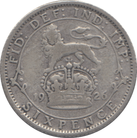 1926 SIXPENCE ( FINE ) - SIXPENCE - Cambridgeshire Coins