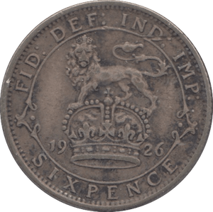 1926 SIXPENCE ( FINE ) - SIXPENCE - Cambridgeshire Coins