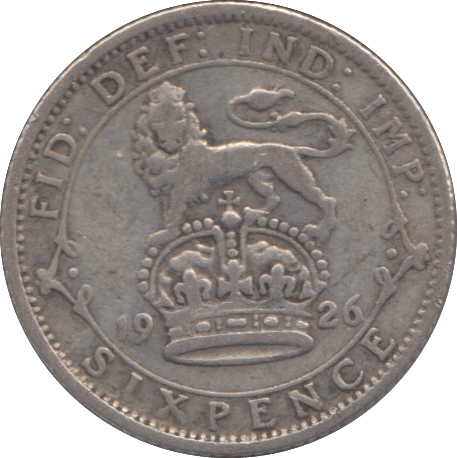 1926 SIXPENCE ( GF ) - Sixpence - Cambridgeshire Coins