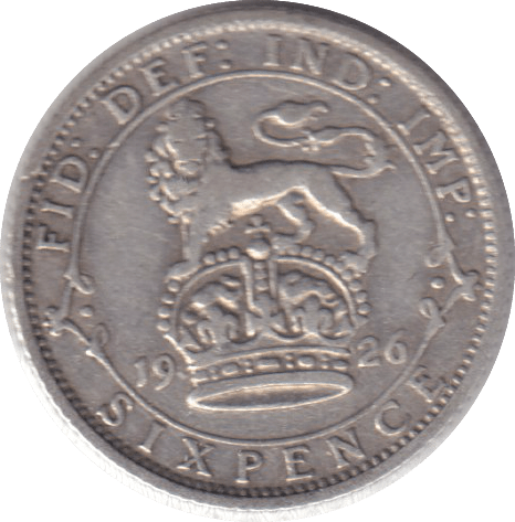 1926 SIXPENCE (GF) - SIXPENCE - Cambridgeshire Coins