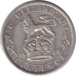 1926 SIXPENCE (GF) - SIXPENCE - Cambridgeshire Coins