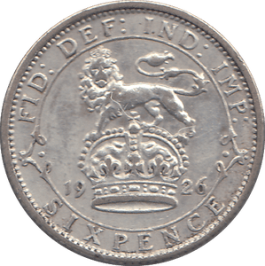 1926 SIXPENCE (GVF) - WORLD COINS - Cambridgeshire Coins