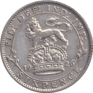 1926 SIXPENCE ( VF ) - SIXPENCE - Cambridgeshire Coins