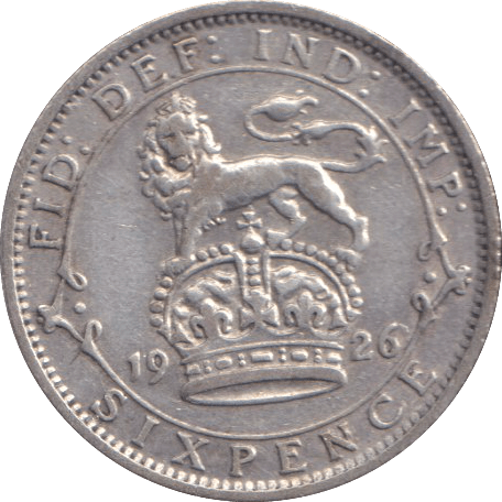 1926 SIXPENCE ( VF ) - SIXPENCE - Cambridgeshire Coins