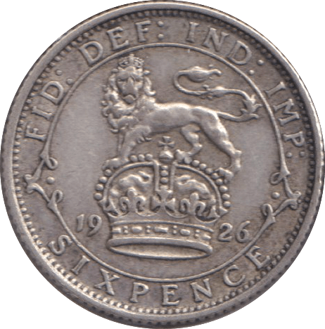 1926 SIXPENCE ( VF ) - SIXPENCE - Cambridgeshire Coins
