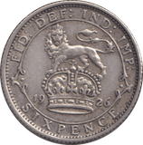 1926 SIXPENCE ( VF ) - SIXPENCE - Cambridgeshire Coins