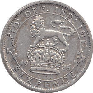 1926 SIXPENCE ( VF ) - SIXPENCE - Cambridgeshire Coins