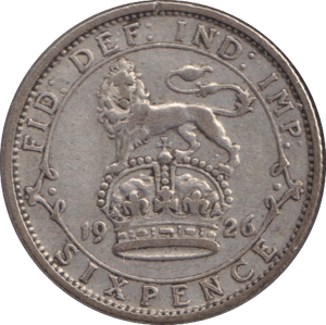 1926 SIXPENCE ( VF ) - WORLD COINS - Cambridgeshire Coins