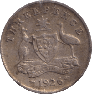 1926 THREEPENCE AUSTRALIA - WORLD COINS - Cambridgeshire Coins