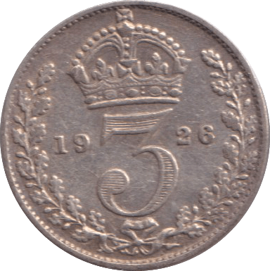 1926 THREEPENCE ( EF ) - THREEPENCE - Cambridgeshire Coins