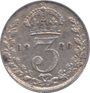 1926 THREEPENCE ( EF ) - THREEPENCE - Cambridgeshire Coins
