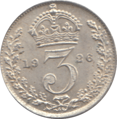 1926 THREEPENCE ( UNC ) - THREEPENCE - Cambridgeshire Coins