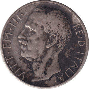 1927 10 LIRA ITALY - WORLD COINS - Cambridgeshire Coins