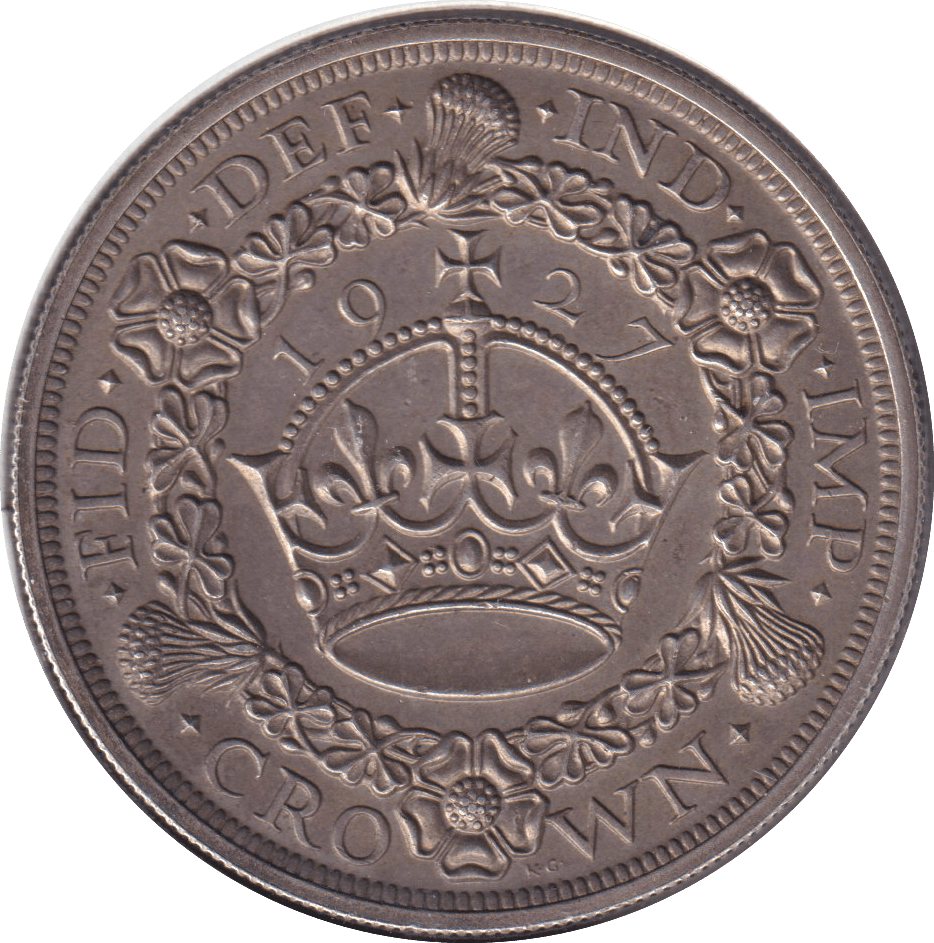 1927 CROWN (AUNC) - CROWN - Cambridgeshire Coins