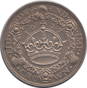 1927 CROWN ( EF ) WREATH - CROWN - Cambridgeshire Coins