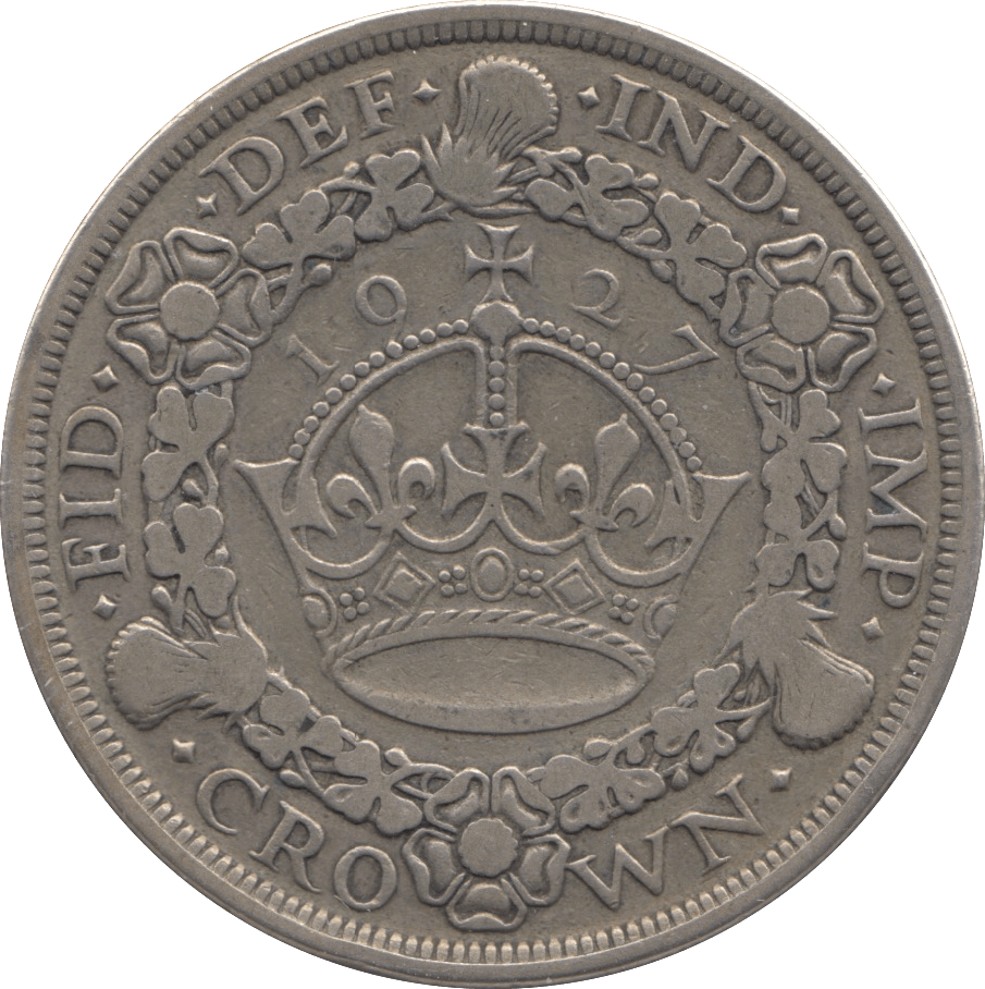 1927 CROWN ( FINE ) - CROWN - Cambridgeshire Coins