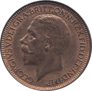 1927 FARTHING ( AUNC ) - FARTHING - Cambridgeshire Coins