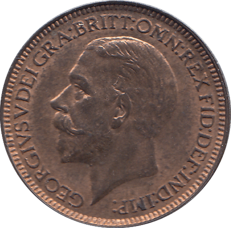 1927 FARTHING ( AUNC ) - FARTHING - Cambridgeshire Coins