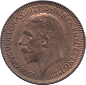 1927 FARTHING ( UNC ) - Farthing - Cambridgeshire Coins