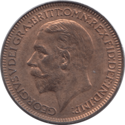 1927 FARTHING ( UNC ) - Farthing - Cambridgeshire Coins