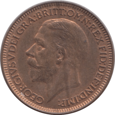 1927 FARTHING ( UNC ) - Farthing - Cambridgeshire Coins