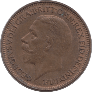 1927 FARTHING ( UNC ) - Farthing - Cambridgeshire Coins