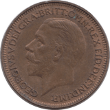 1927 FARTHING ( UNC ) - Farthing - Cambridgeshire Coins