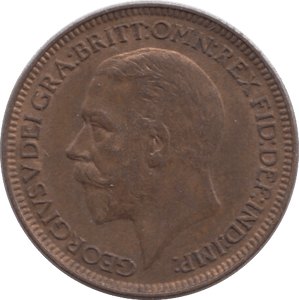 1927 FARTHING ( UNC ) - Farthing - Cambridgeshire Coins