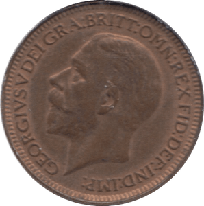 1927 FARTHING ( UNC ) - Farthing - Cambridgeshire Coins