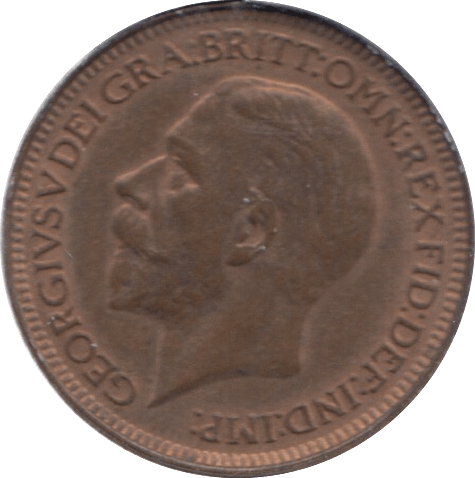 1927 FARTHING ( UNC ) - Farthing - Cambridgeshire Coins