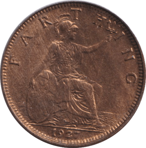 1927 FARTHING ( VF ) - FARTHING - Cambridgeshire Coins