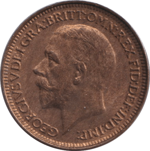 1927 FARTHING ( VF ) - FARTHING - Cambridgeshire Coins