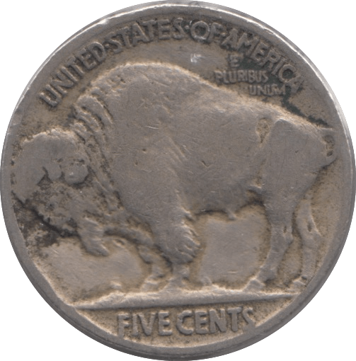 1927 FIVE CENTS USA - WORLD COINS - Cambridgeshire Coins