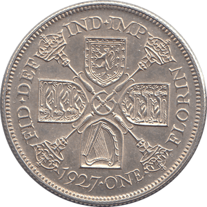 1927 FLORIN ( UNC ) - FLORIN - Cambridgeshire Coins