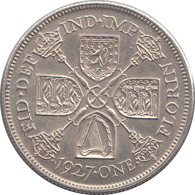 1927 FLORIN ( UNC ) - FLORIN - Cambridgeshire Coins