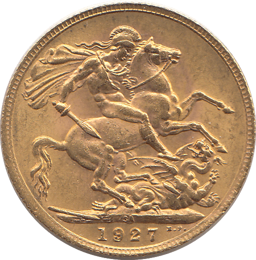 1927 GOLD SOVEREIGN ( AUNC ) SA PRETORIA MINT 1 - Sovereign - Cambridgeshire Coins