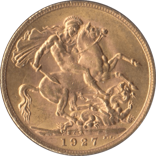 1927 GOLD SOVEREIGN ( AUNC ) SOUTH AFRICA - Sovereign - Cambridgeshire Coins