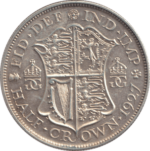 1927 HALFCROWN ( AUNC ) - HALFCROWN - Cambridgeshire Coins