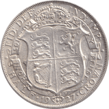 1927 HALFCROWN ( AUNC ) - Halfcrown - Cambridgeshire Coins