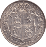 1927 HALFCROWN ( EF ) - HALFCROWN - Cambridgeshire Coins