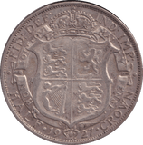 1927 HALFCROWN ( FINE ) - HALFCROWN - Cambridgeshire Coins