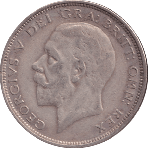1927 HALFCROWN ( FINE ) - HALFCROWN - Cambridgeshire Coins