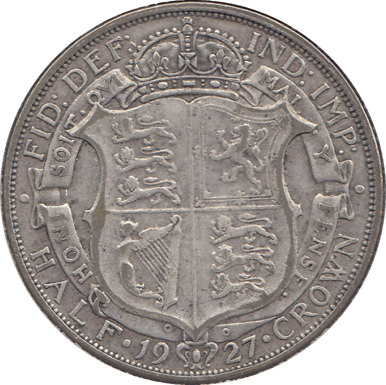 1927 HALFCROWN ( GF ) - HALFCROWN - Cambridgeshire Coins