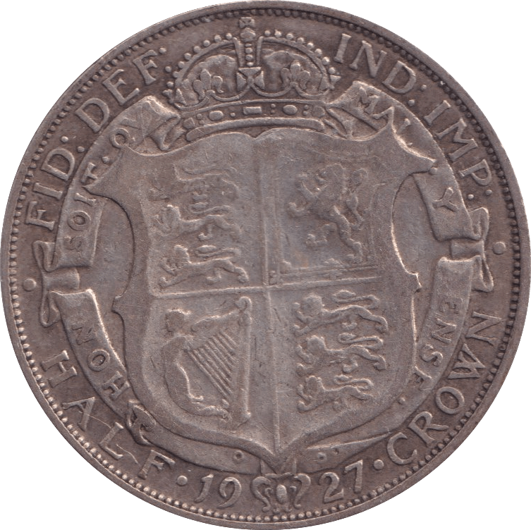 1927 HALFCROWN ( GF ) - Halfcrown - Cambridgeshire Coins