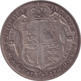 1927 HALFCROWN ( GF ) - Halfcrown - Cambridgeshire Coins