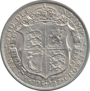 1927 HALFCROWN ( GVF ) - HALFCROWN - Cambridgeshire Coins
