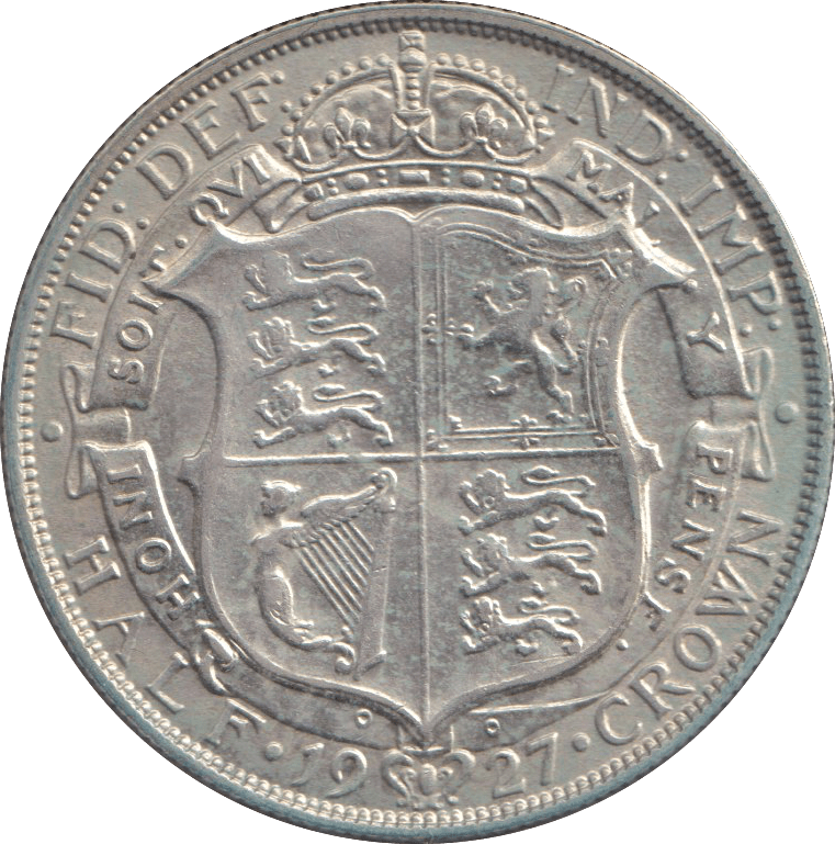 1927 HALFCROWN ( GVF ) - HALFCROWN - Cambridgeshire Coins