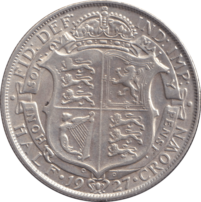 1927 HALFCROWN ( GVF ) - WORLD COINS - Cambridgeshire Coins