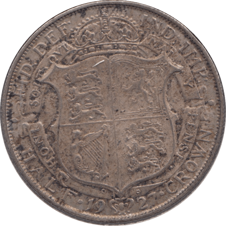 1927 HALFCROWN ( NF ) - HALFCROWN - Cambridgeshire Coins
